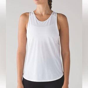 lululemon sculpt tank II in white